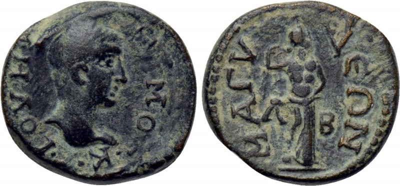 PAMPHYLIA. Magydus. Maximus (Caesar, 235/6-238). Ae. Dated RY 2 of Maximinus Thr...