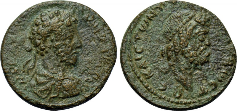 CILICIA. Anazarbus. Commodus (177-192). Ae Dated CY 202 (183/4). 

Obv: ΜΑΡ ΑV...