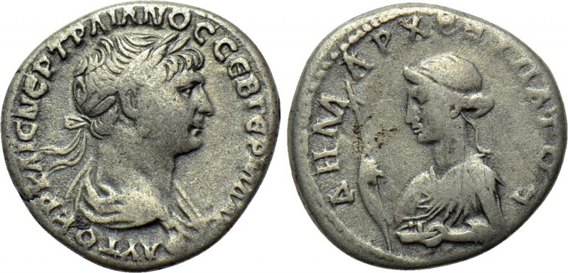CAPPADOCIA. Caesarea. Trajan (98-117). Didrachm. 

Obv: ΑΥΤΟΚΡ ΚΑΙС ΝЄΡ ΤΡΑΙΑΝ...