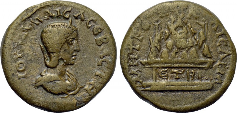 CAPPADOCIA. Caesarea. Julia Maesa (Augusta, 218-224/5). Ae. Dated RY 2 of Elagab...