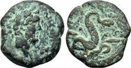 EGYPT. Alexandria. Antoninus Pius (138-161). Ae Diobol. Dated RY 16 (152/3).