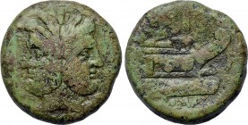 ANONYMOUS. As (After 211 BC). Uncertain mint.