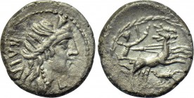 C. ALIUS BALA. Denarius (92 BC). Rome.