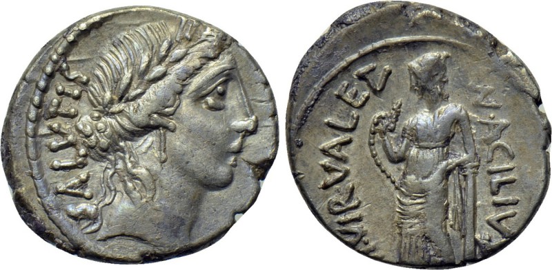 MN. ACILIUS GLABRIO. Denarius (49 BC). Rome. 

Obv: SALVTIS. 
Laureate head o...
