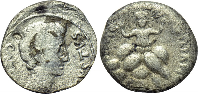 AUGUSTUS (27 BC-14 AD). Denarius. Rome. Petronius Turpilianus, moneyer. 

Obv:...