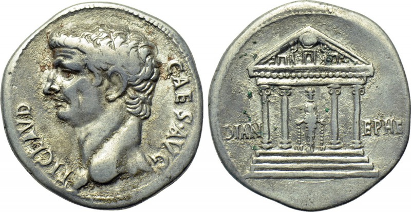 CLAUDIUS (41-54). Cistophor. Ephesus. 

Obv: TI CLAVD CAES AVG. 
Bare head le...
