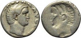 OTHO (69). Denarius. Rome. Obverse brockage.