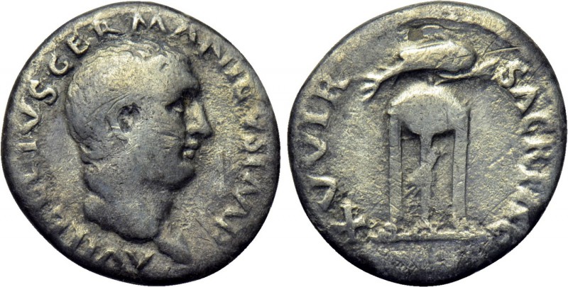 VITELLIUS (69). Denarius. Rome. 

Obv: A VITELLIVS GERMANICVS IMP. 
Bare head...