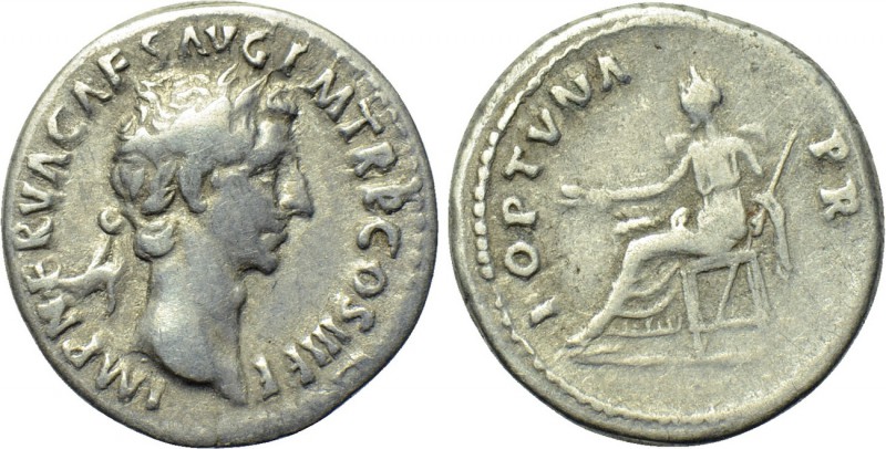 NERVA (96-98). Denarius. Rome. 

Obv: IMP NERVA CAES AVG P M TR P COS III P P....