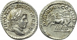 CARACALLA (193-217). Denarius. Rome.