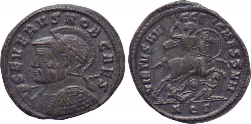 SEVERUS II (Caesar, 305-306). Follis. Aquileia. 

Obv: SEVERVS NOB CAES. 
Lau...