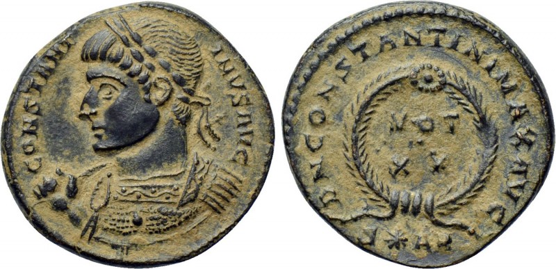 CONSTANTINE I THE GREAT (307/10-337). Follis. Arelate. 

Obv: CONSTANTINVS AVG...