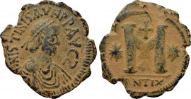 JUSTINIAN I (527-565). Follis. Imitating Antioch.