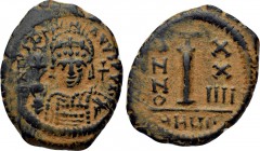 JUSTINIAN I (527-565). Decanummium. Antioch. Dated RY 24 (550/1).
