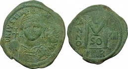 JUSTINIAN I (527-565). Follis. Carthage. Dated RY 13 (539/40).