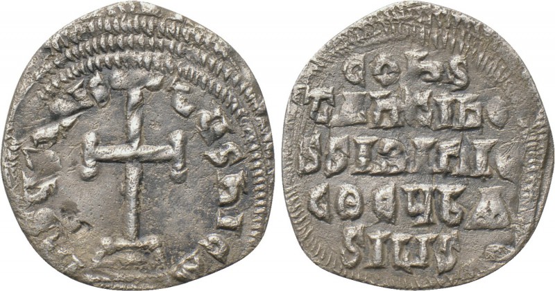 CONSTANTINE VI and IRENE (780-797). Miliaresion. Constantinople. 

Obv: IҺSЧS ...