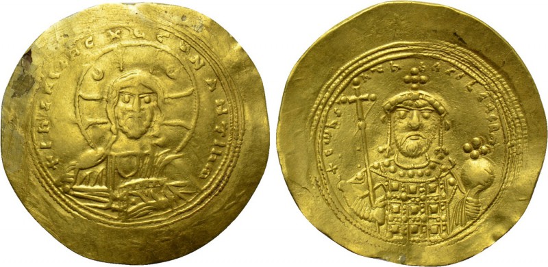 CONSTANTINE IX MONOMACHUS (1042-1055). GOLD Histamenon. Constantinople. 

Obv:...