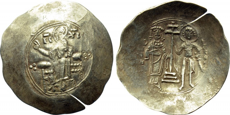 JOHN II COMNENUS (1118-1143). EL Aspron Trachy (1118-1122). Constantinople. 

...