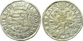 GERMANY. Oldenburg. Anton Günther (Duke, 1603-1667). 28 Gulden. Jever. In the name of Holy Roman Emperor Ferdinand III.