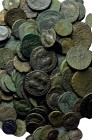Circa 120 ancient coins.