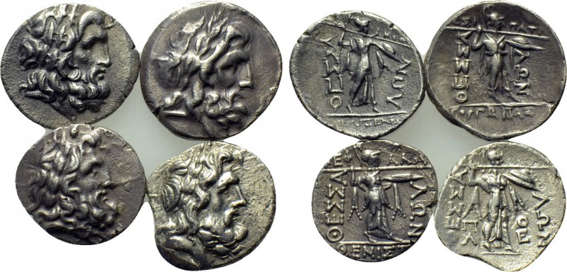 4 staters of the Thessalian League. 

Obv: .
Rev: .

. 

Condition: See p...