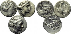 3 coins of Histiaia.
