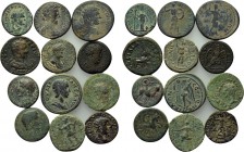 12 Roman provincial coins.