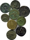 9 Roman coins.
