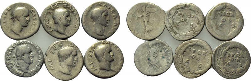 6 denari of Galba. 

Obv: .
Rev: .

. 

Condition: See picture.

Weight...