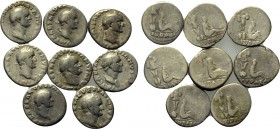 8 Judea Capta denari of Vespasianus.