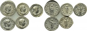 5 coins of Gordianus III.