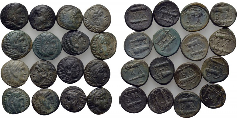 16 Bronze coins of Alexander III. 

Obv: .
Rev: .

. 

Condition: See pic...