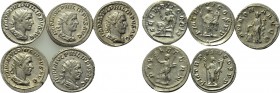 5 antoniniani of Philip I.