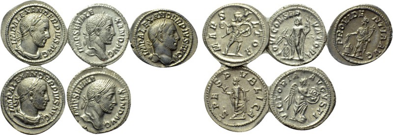 5 denari of Severus Alexander. 

Obv: .
Rev: .

. 

Condition: See pictur...