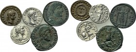 5 Roman coins.