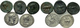 5 coins of Trajan.