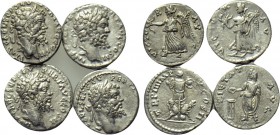 4 denari of Septimius Severus minted in Emesa.