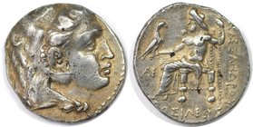Griechische Münzen, MACEDONIA. Alexander III. der Große, 336 - 323 v. Chr. Tetradrachme (16,48g). ca. 323 - 317 v. Chr. Mzst. unbestimmt in Phönizien....