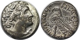 Griechische Münzen, AEGYPTUS. Ptolemaios IX. Tetradrachme 111 - 112 v. Chr., SNG Cop 355. 13.69 g. Sehr schön-vorzüglich