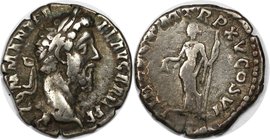 Römische Münzen, MÜNZEN DER RÖMISCHEN KAISERZEIT. Commodus 177-192 n. Chr, AR-Denar (2.03 g), Sehr schön