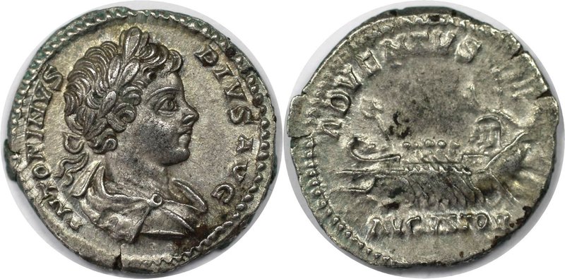 Römische Münzen, MÜNZEN DER RÖMISCHEN KAISERZEIT. Caracalla, 197-217 n. Chr. Den...