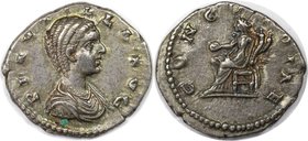 Römische Münzen, MÜNZEN DER RÖMISCHEN KAISERZEIT. Plautilla, 202 - 205 n. Chr. Denar (2,89g.), Mzst. Laodicea ad mare. Vs: PLAVTILLA AVG, drapierte Bü...
