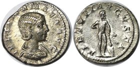 Römische Münzen, MÜNZEN DER RÖMISCHEN KAISERZEIT. Julia Mamaea, Mutter des Severus Alexander. Denarius, ca. 222 - 235 n. Chr. Silber. 2.58 g. RIC. 340...