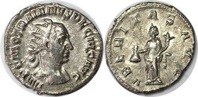 Römische Münzen, MÜNZEN DER RÖMISCHEN KAISERZEIT. Philip I The Arab. Double Denarius, 244 - 249 n. Chr., Silber. 3.26 g. RIC 28f. Vorzüglich