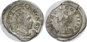 Römische Münzen, MÜNZEN DER RÖMISCHEN KAISERZEIT. ROM. PHILIPPUS I. ARABS. Antoninianus 248 n. Chr, Silber. 3.81 g. RIC 6. Stempelglanz