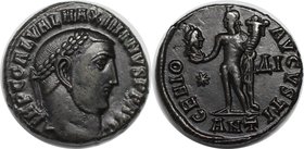 Römische Münzen, MÜNZEN DER RÖMISCHEN KAISERZEIT. Maximinus II. Daia. 1/2 Follis 309 - 313 n. Chr., Antiochia, 5.81 g. Ric.: 164b, C.: 20. Auktion Hir...
