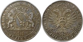 Altdeutsche Münzen und Medaillen, BREMEN - STADT. Taler 1650 TI, Silber. Dav. 5102. Vorzüglich