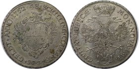 Altdeutsche Münzen und Medaillen, LÜBECK. Taler zu 48 Schilling 1752, Silber. Schön 34. Fast Stempelglanz