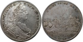 Altdeutsche Münzen und Medaillen, NÜRNBERG, STADT. Konv.-Taler 1754, mit Titel von Franz I. Silber. 27,91 g. Dav. 2484, Kellner 337. Vorzüglich, feine...