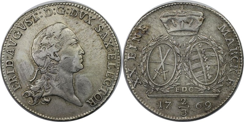 Altdeutsche Münzen und Medaillen, SACHSEN - ALBERTINE. Friedrich August III. (17...
